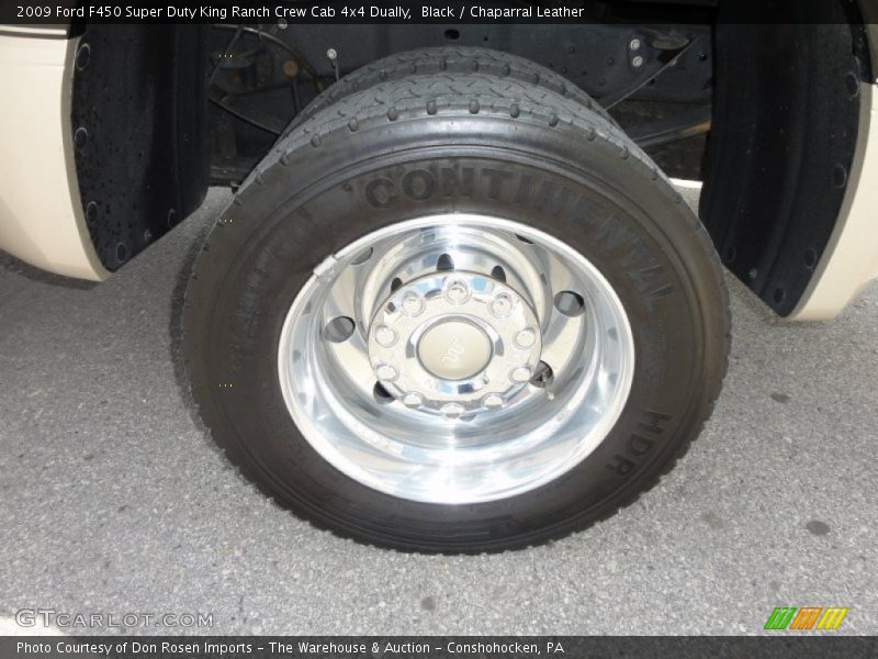 Black / Chaparral Leather 2009 Ford F450 Super Duty King Ranch Crew Cab 4x4 Dually