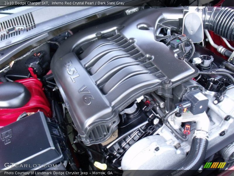 Inferno Red Crystal Pearl / Dark Slate Gray 2010 Dodge Charger SXT