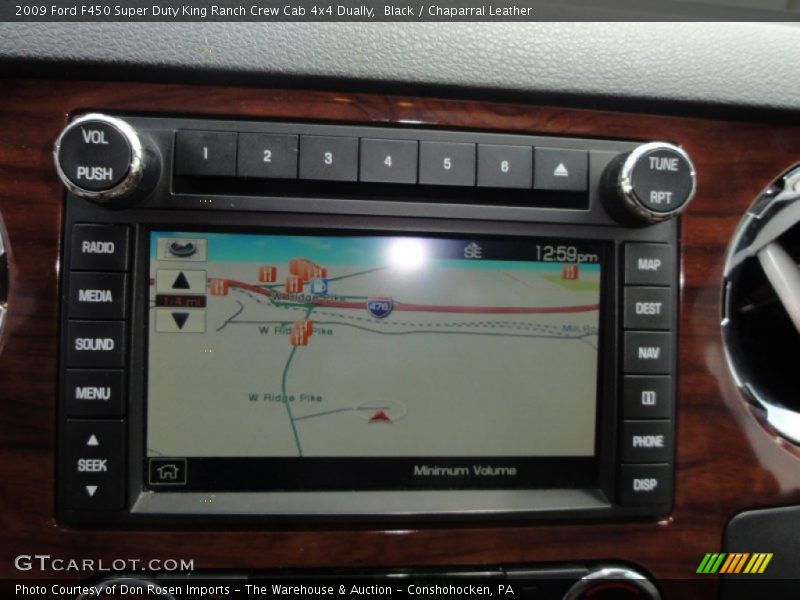 Black / Chaparral Leather 2009 Ford F450 Super Duty King Ranch Crew Cab 4x4 Dually