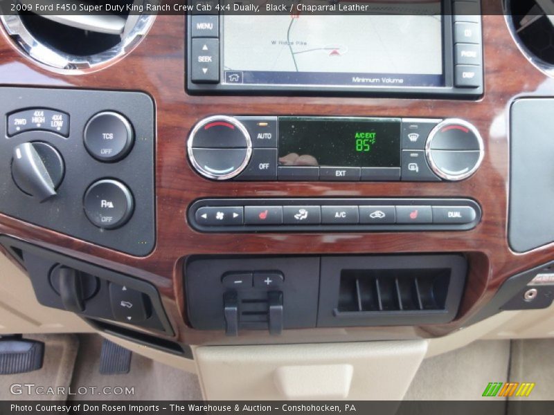 Black / Chaparral Leather 2009 Ford F450 Super Duty King Ranch Crew Cab 4x4 Dually