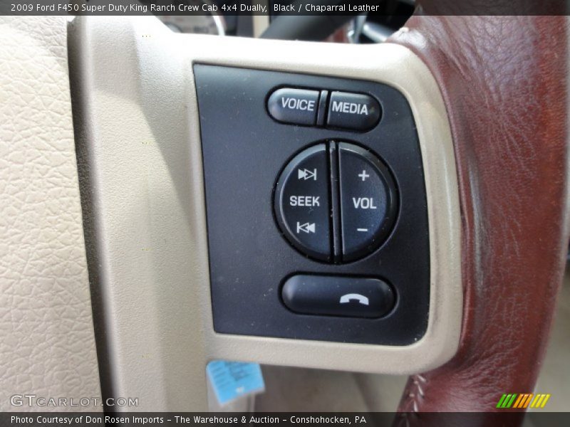 Controls of 2009 F450 Super Duty King Ranch Crew Cab 4x4 Dually