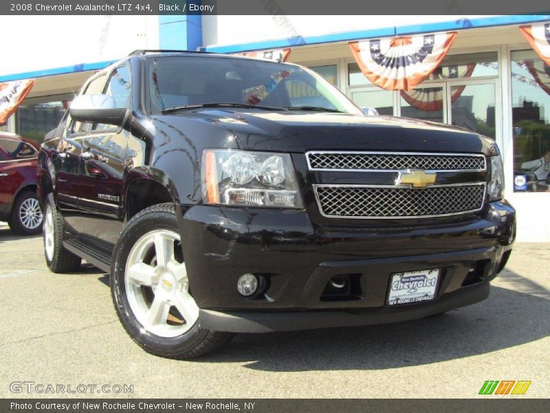 Black / Ebony 2008 Chevrolet Avalanche LTZ 4x4
