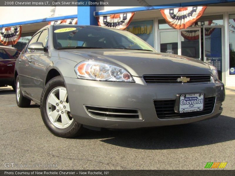 Dark Silver Metallic / Ebony Black 2008 Chevrolet Impala LT