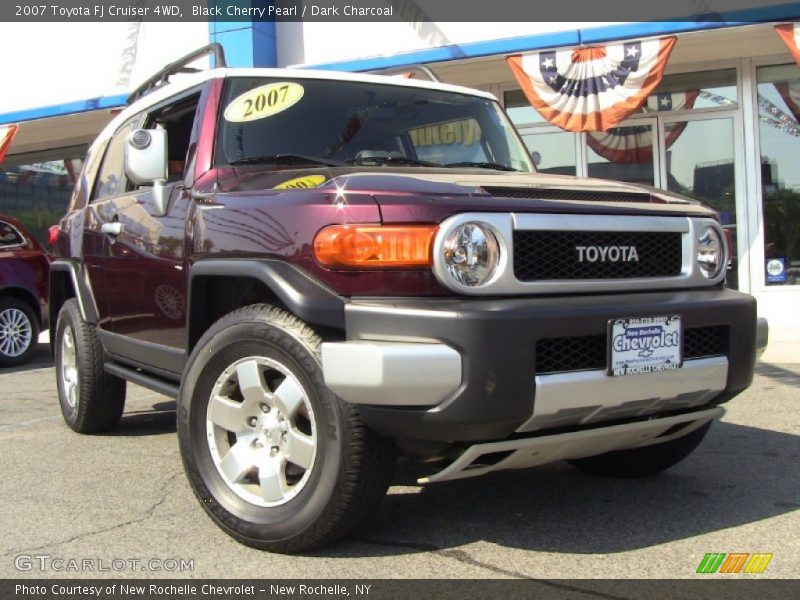 Black Cherry Pearl / Dark Charcoal 2007 Toyota FJ Cruiser 4WD