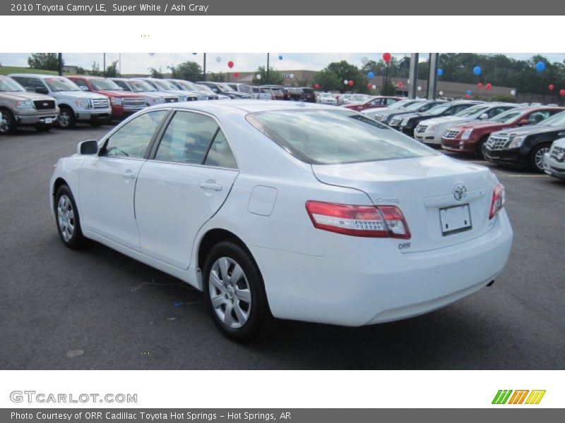 Super White / Ash Gray 2010 Toyota Camry LE