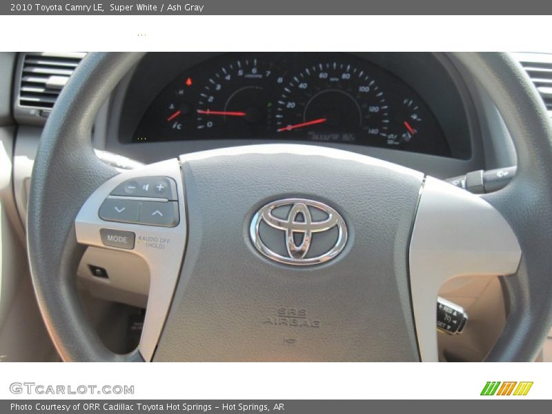 Super White / Ash Gray 2010 Toyota Camry LE