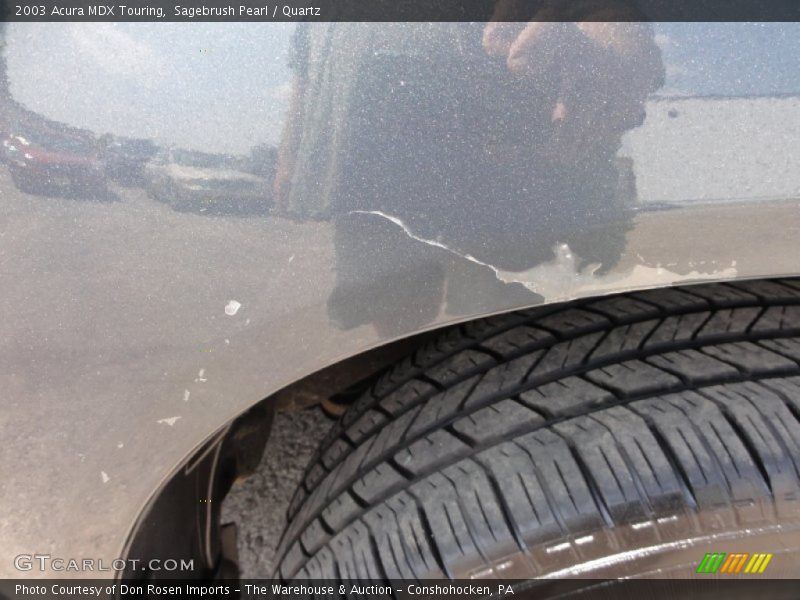 Sagebrush Pearl / Quartz 2003 Acura MDX Touring