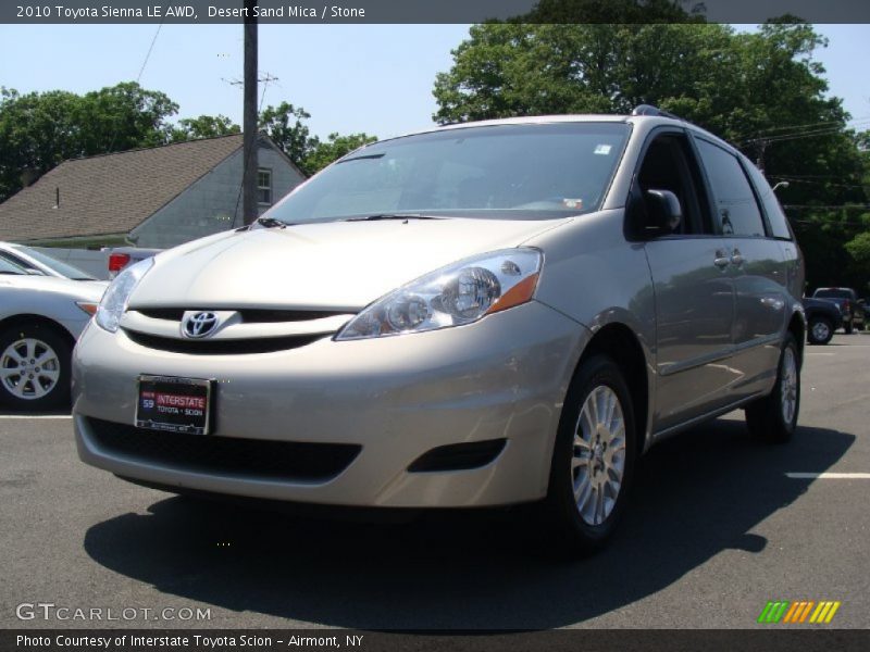 Desert Sand Mica / Stone 2010 Toyota Sienna LE AWD