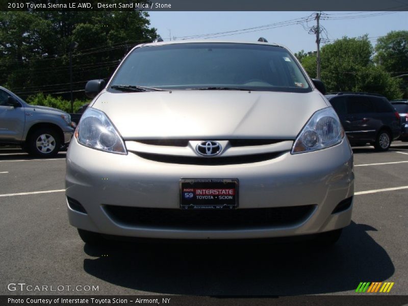 Desert Sand Mica / Stone 2010 Toyota Sienna LE AWD