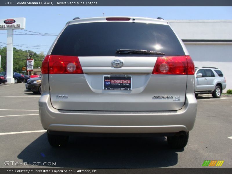 Desert Sand Mica / Stone 2010 Toyota Sienna LE AWD