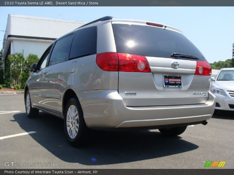 Desert Sand Mica / Stone 2010 Toyota Sienna LE AWD