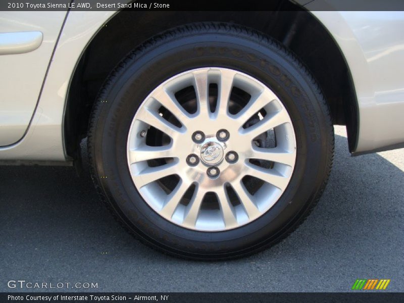  2010 Sienna LE AWD Wheel