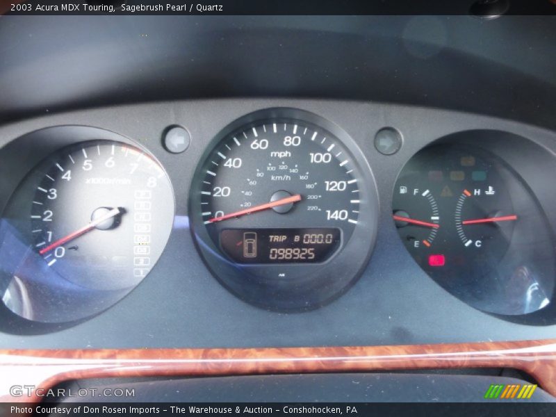 Sagebrush Pearl / Quartz 2003 Acura MDX Touring