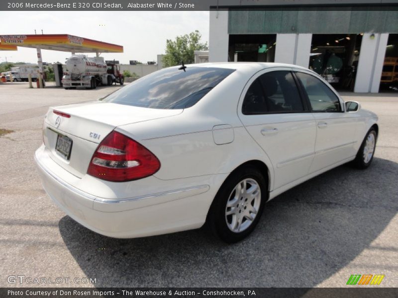 Alabaster White / Stone 2006 Mercedes-Benz E 320 CDI Sedan