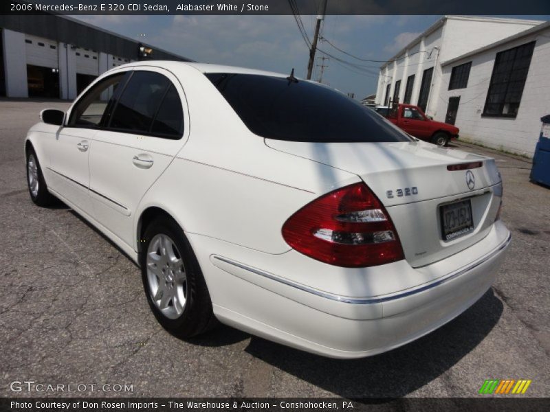 Alabaster White / Stone 2006 Mercedes-Benz E 320 CDI Sedan