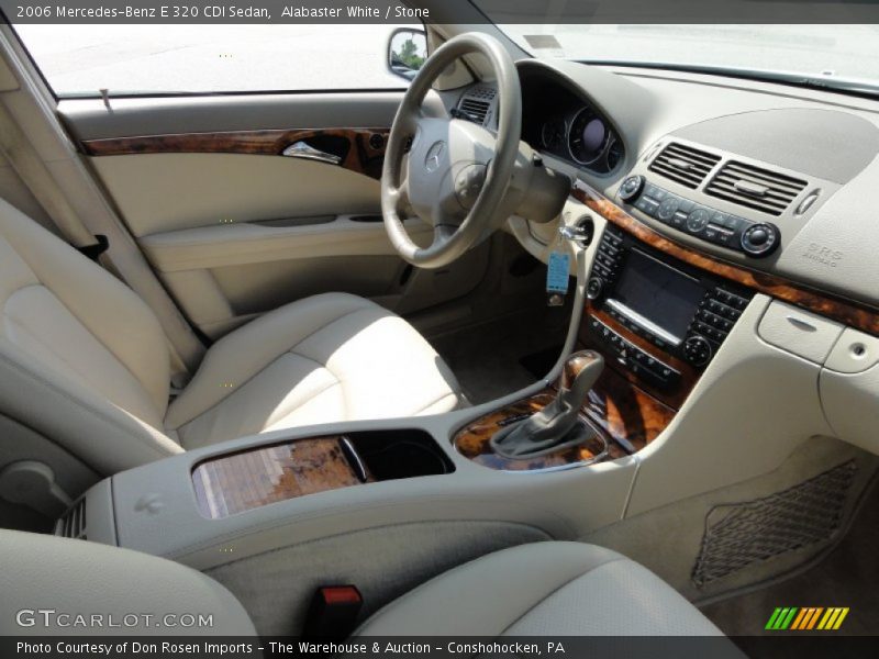 Alabaster White / Stone 2006 Mercedes-Benz E 320 CDI Sedan