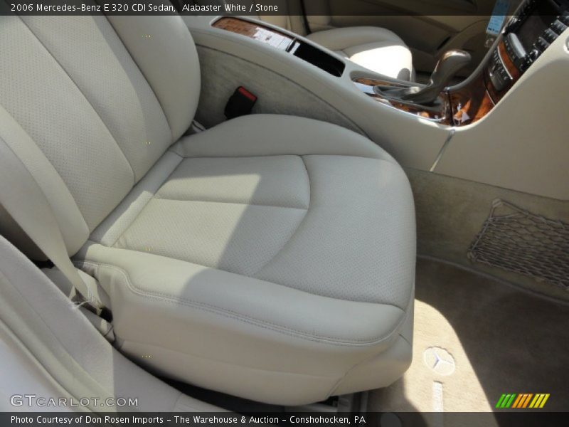 Alabaster White / Stone 2006 Mercedes-Benz E 320 CDI Sedan