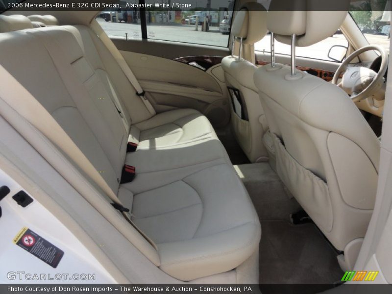 Alabaster White / Stone 2006 Mercedes-Benz E 320 CDI Sedan