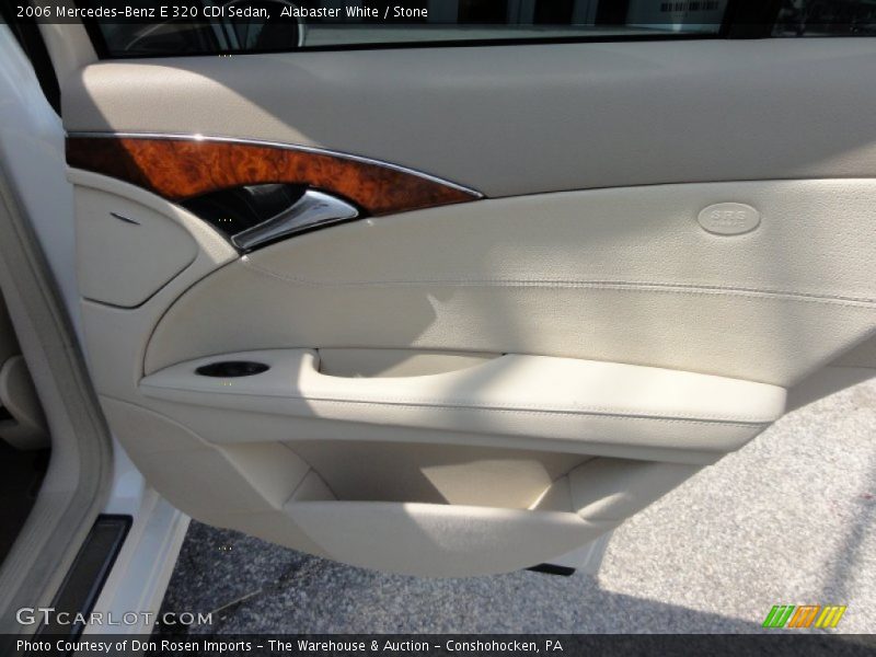 Alabaster White / Stone 2006 Mercedes-Benz E 320 CDI Sedan