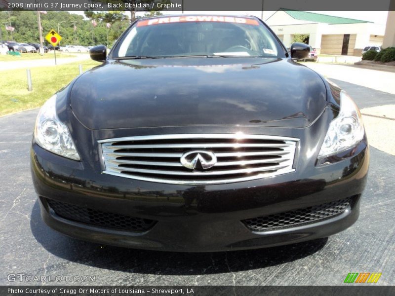 Black Obsidian / Graphite 2008 Infiniti G 37 Journey Coupe