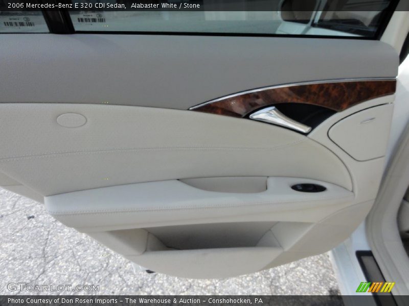 Alabaster White / Stone 2006 Mercedes-Benz E 320 CDI Sedan