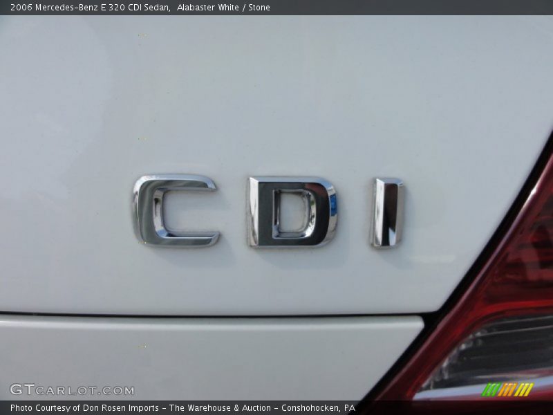Alabaster White / Stone 2006 Mercedes-Benz E 320 CDI Sedan