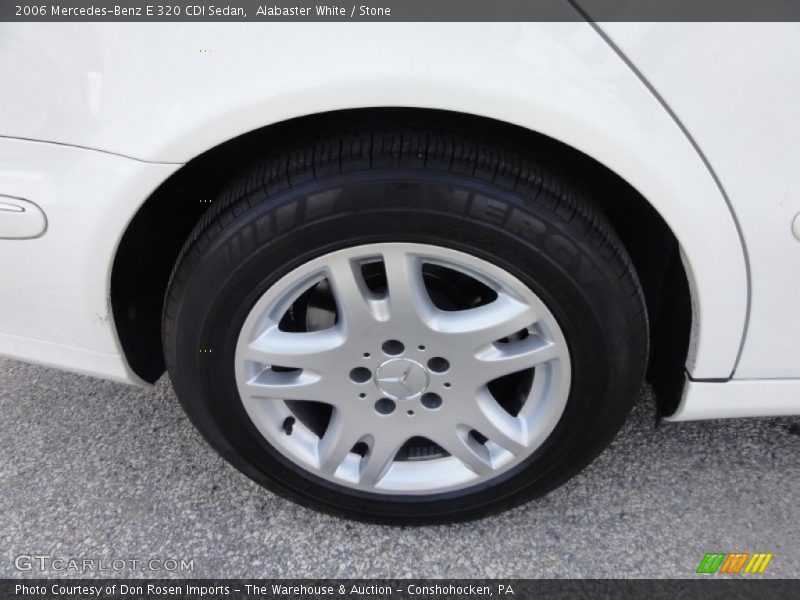Alabaster White / Stone 2006 Mercedes-Benz E 320 CDI Sedan