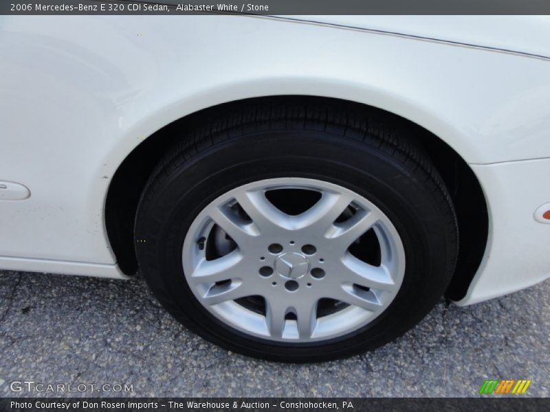 Alabaster White / Stone 2006 Mercedes-Benz E 320 CDI Sedan