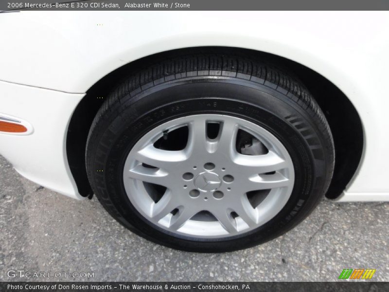 Alabaster White / Stone 2006 Mercedes-Benz E 320 CDI Sedan