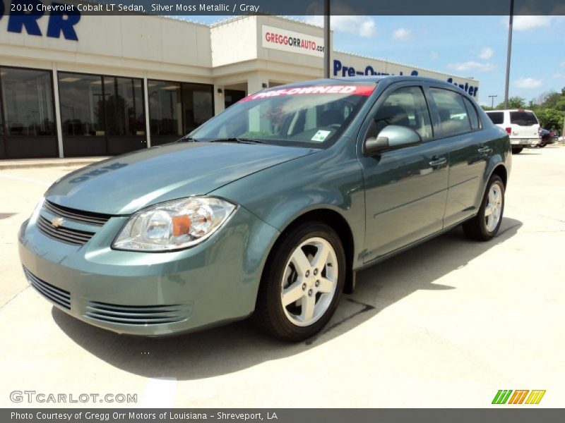 Silver Moss Metallic / Gray 2010 Chevrolet Cobalt LT Sedan