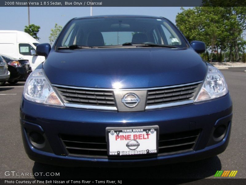 Blue Onyx / Charcoal 2008 Nissan Versa 1.8 S Sedan
