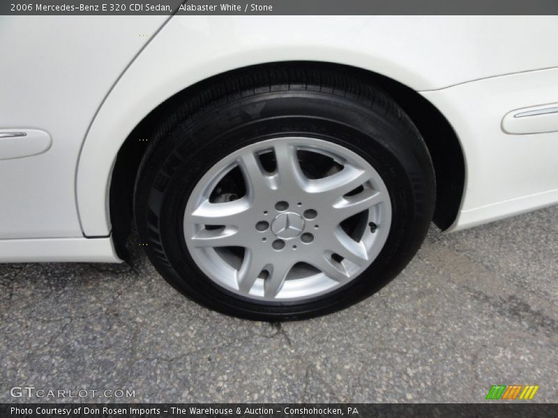 Alabaster White / Stone 2006 Mercedes-Benz E 320 CDI Sedan