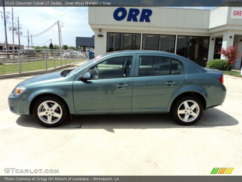 Silver Moss Metallic / Gray 2010 Chevrolet Cobalt LT Sedan