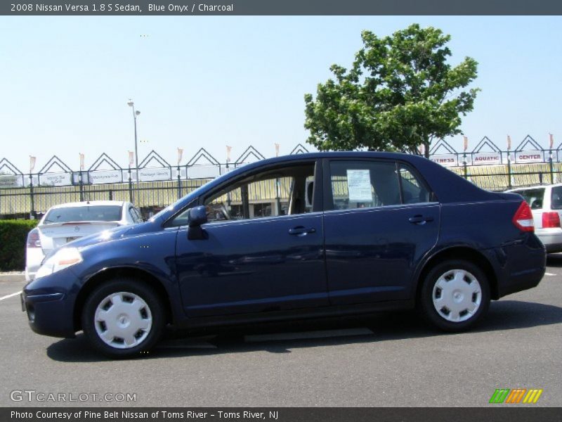 Blue Onyx / Charcoal 2008 Nissan Versa 1.8 S Sedan