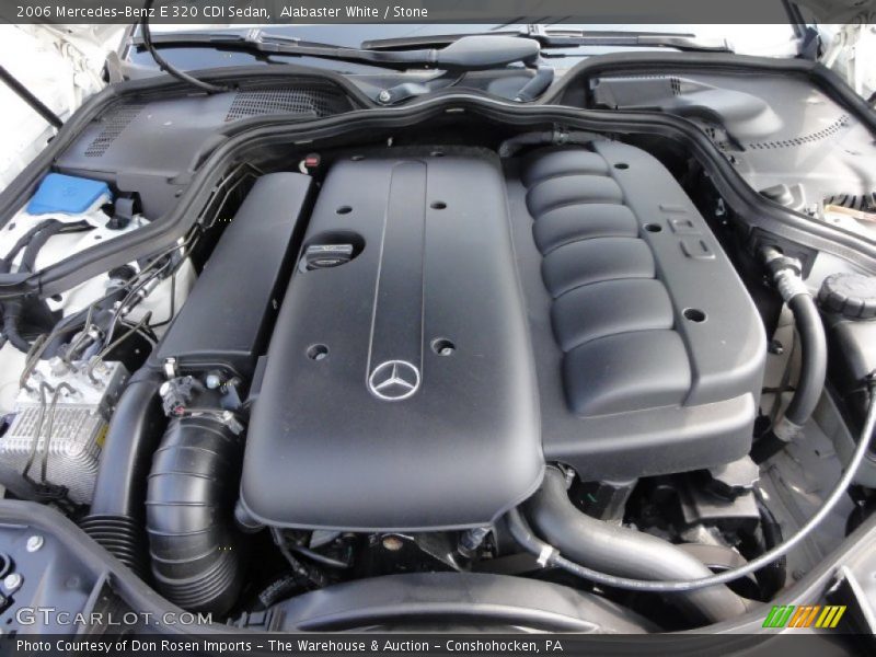 Alabaster White / Stone 2006 Mercedes-Benz E 320 CDI Sedan