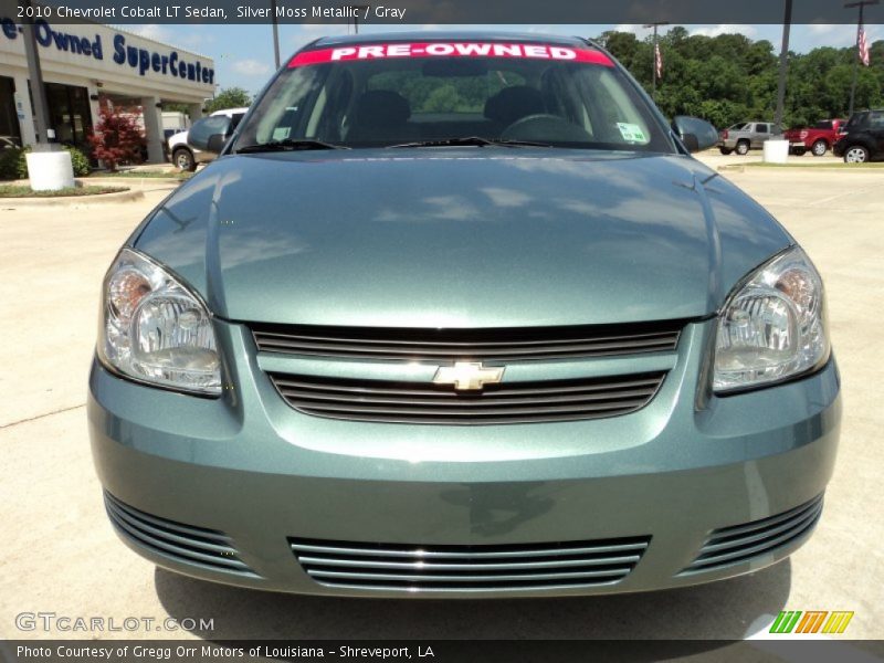 Silver Moss Metallic / Gray 2010 Chevrolet Cobalt LT Sedan
