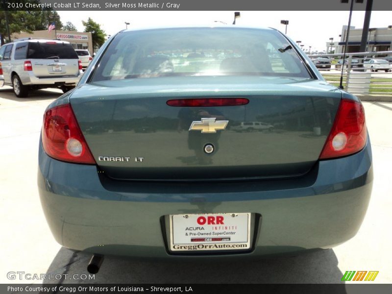 Silver Moss Metallic / Gray 2010 Chevrolet Cobalt LT Sedan