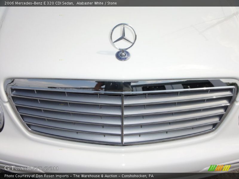 Alabaster White / Stone 2006 Mercedes-Benz E 320 CDI Sedan