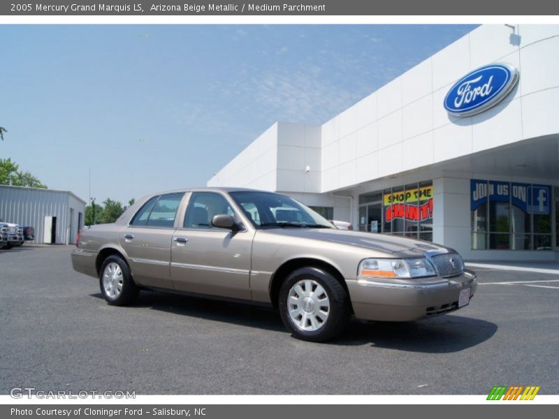 Arizona Beige Metallic / Medium Parchment 2005 Mercury Grand Marquis LS