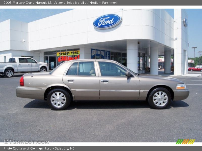 Arizona Beige Metallic / Medium Parchment 2005 Mercury Grand Marquis LS