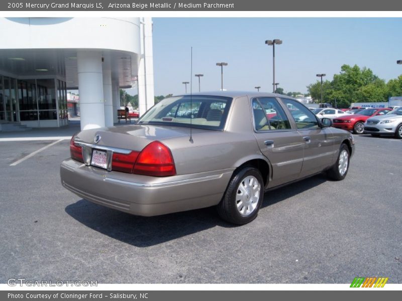 Arizona Beige Metallic / Medium Parchment 2005 Mercury Grand Marquis LS