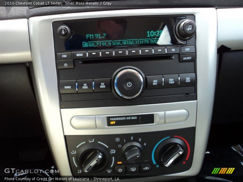 Silver Moss Metallic / Gray 2010 Chevrolet Cobalt LT Sedan