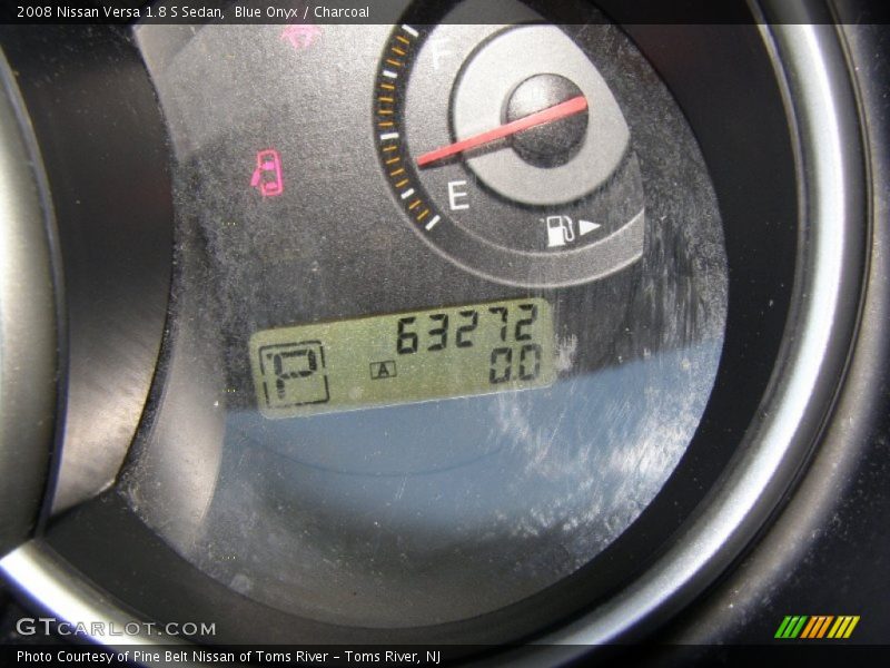 Blue Onyx / Charcoal 2008 Nissan Versa 1.8 S Sedan