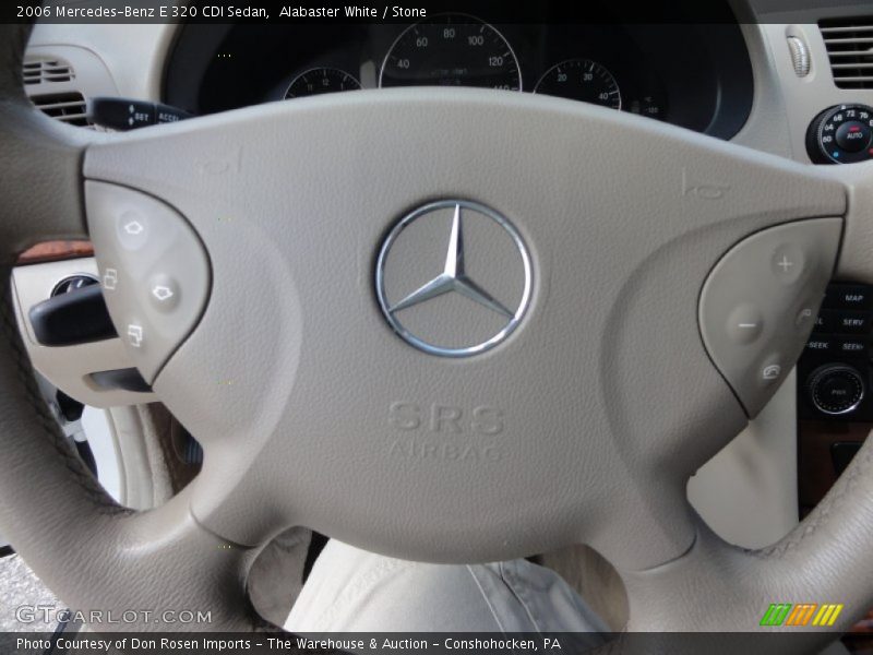 Alabaster White / Stone 2006 Mercedes-Benz E 320 CDI Sedan