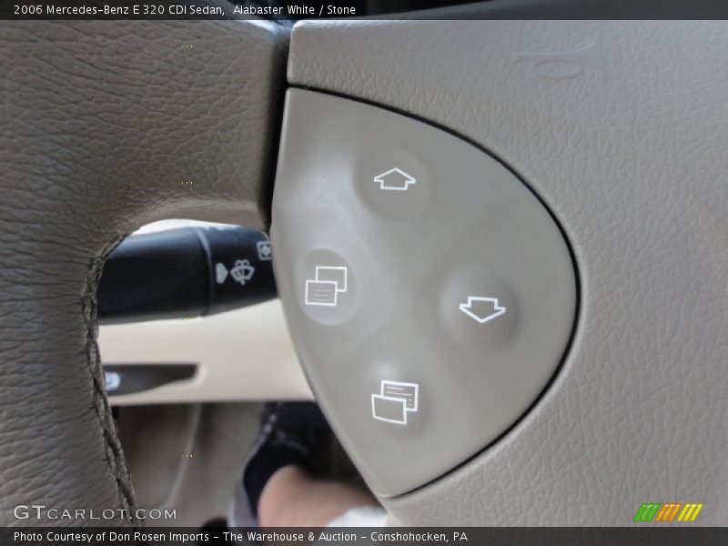 Alabaster White / Stone 2006 Mercedes-Benz E 320 CDI Sedan