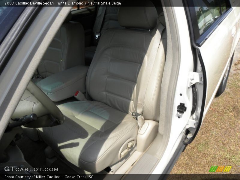White Diamond / Neutral Shale Beige 2003 Cadillac DeVille Sedan
