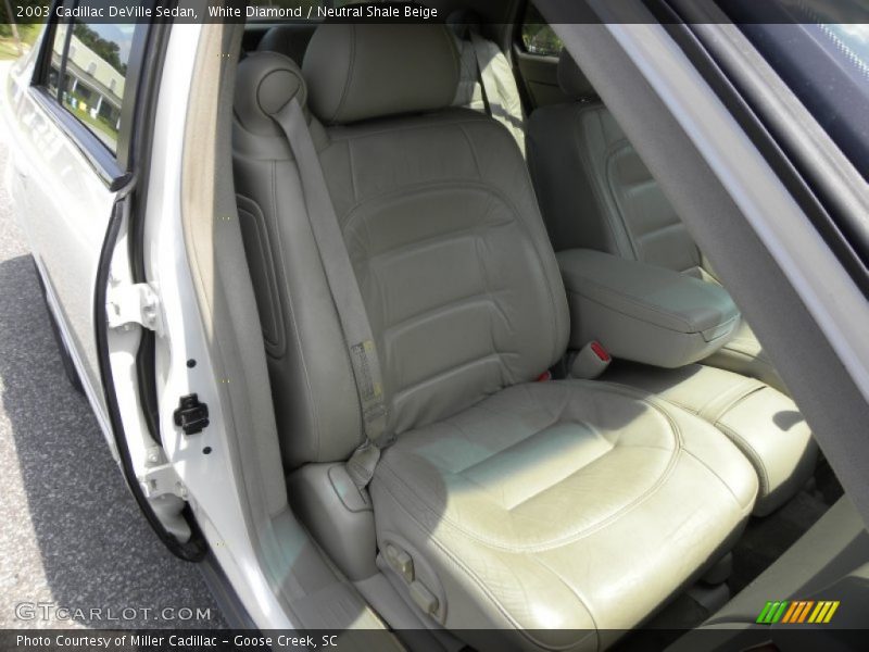 White Diamond / Neutral Shale Beige 2003 Cadillac DeVille Sedan