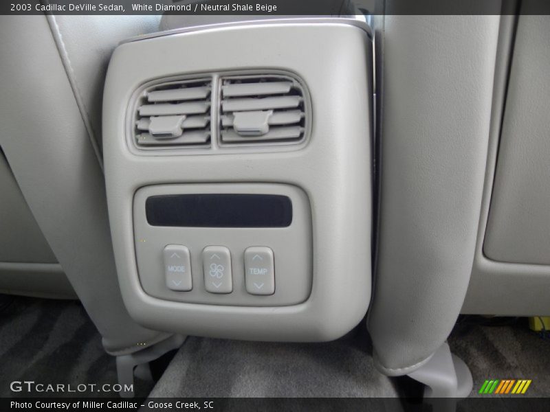 White Diamond / Neutral Shale Beige 2003 Cadillac DeVille Sedan