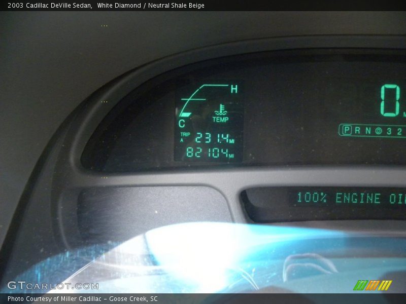 White Diamond / Neutral Shale Beige 2003 Cadillac DeVille Sedan