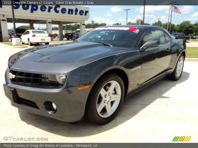 Cyber Gray Metallic / Gray 2010 Chevrolet Camaro LT Coupe